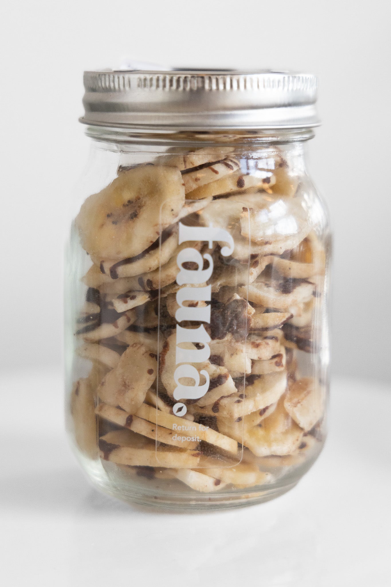 Carob Drizzled Banana Chips