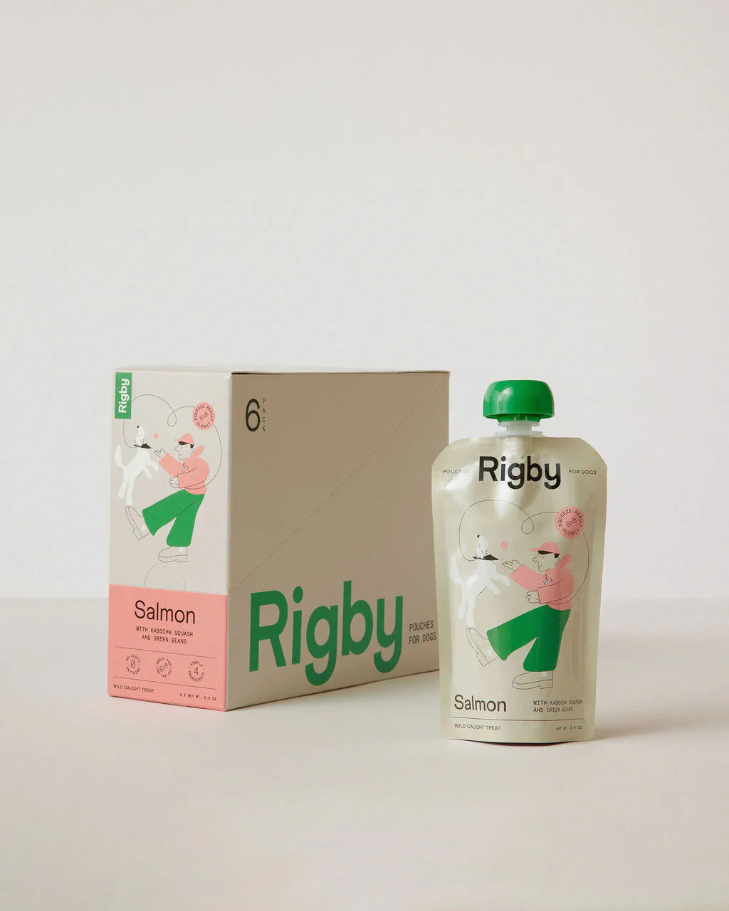 Rigby Organic Squeeze Pouch For Dogs