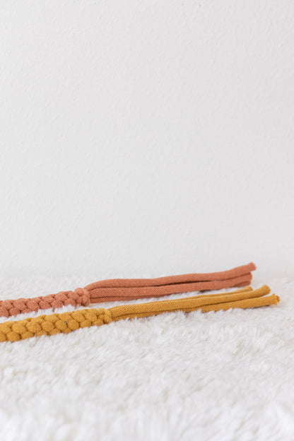Pumpkin Tassel Tug Toy