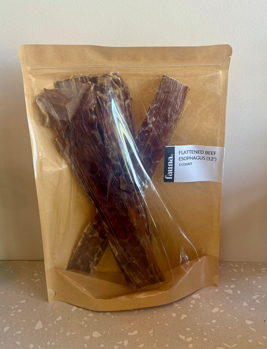 Flattened Beef Esophagus (12”)