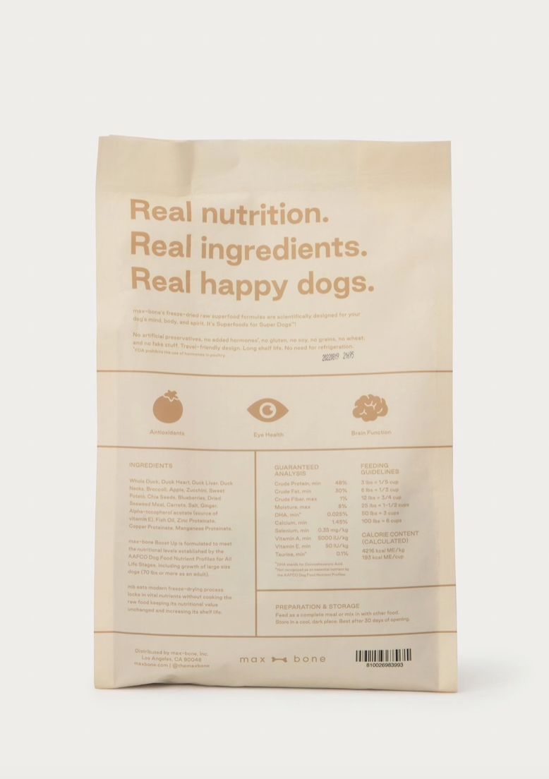 Boost Up Duck Freeze-Dried Meal For Dogs