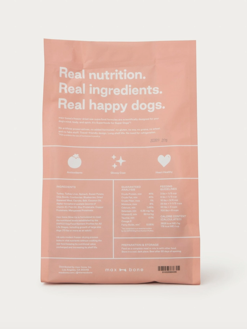 Glow Up Turkey Freeze-Dried Meal For Dogs